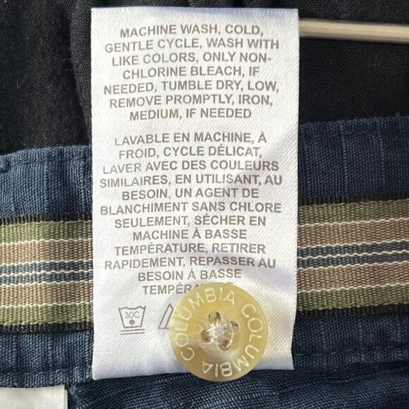 Columbia WOMEN'S SHORTS 5" INSEAM COTTON NAVY BLUE SIZE‎ 6 - Picture 11 of 11